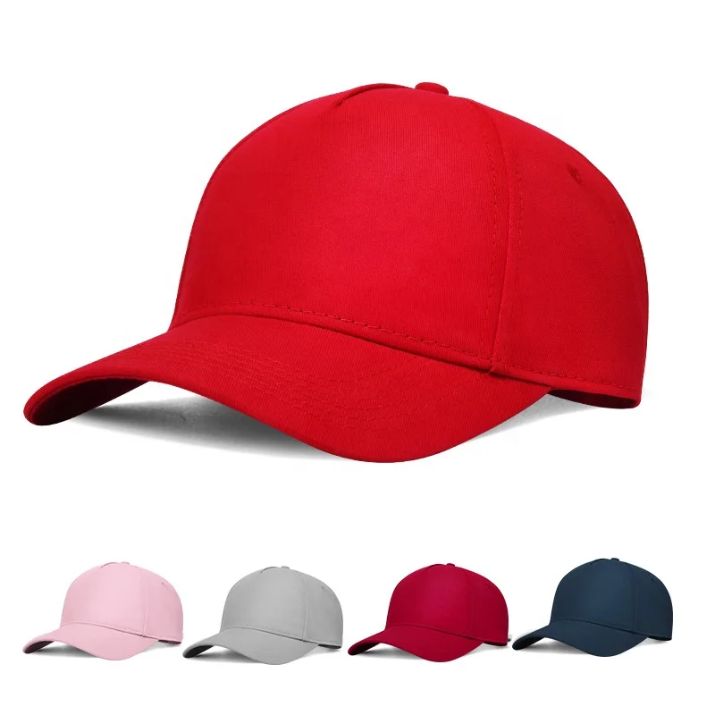 ODM Factory Wholesale Cheap 5 panel Cotton Plain Baseball Cap Blank Gorras Dad Hats Low MOQ With Custom Embroidery Printing Logo