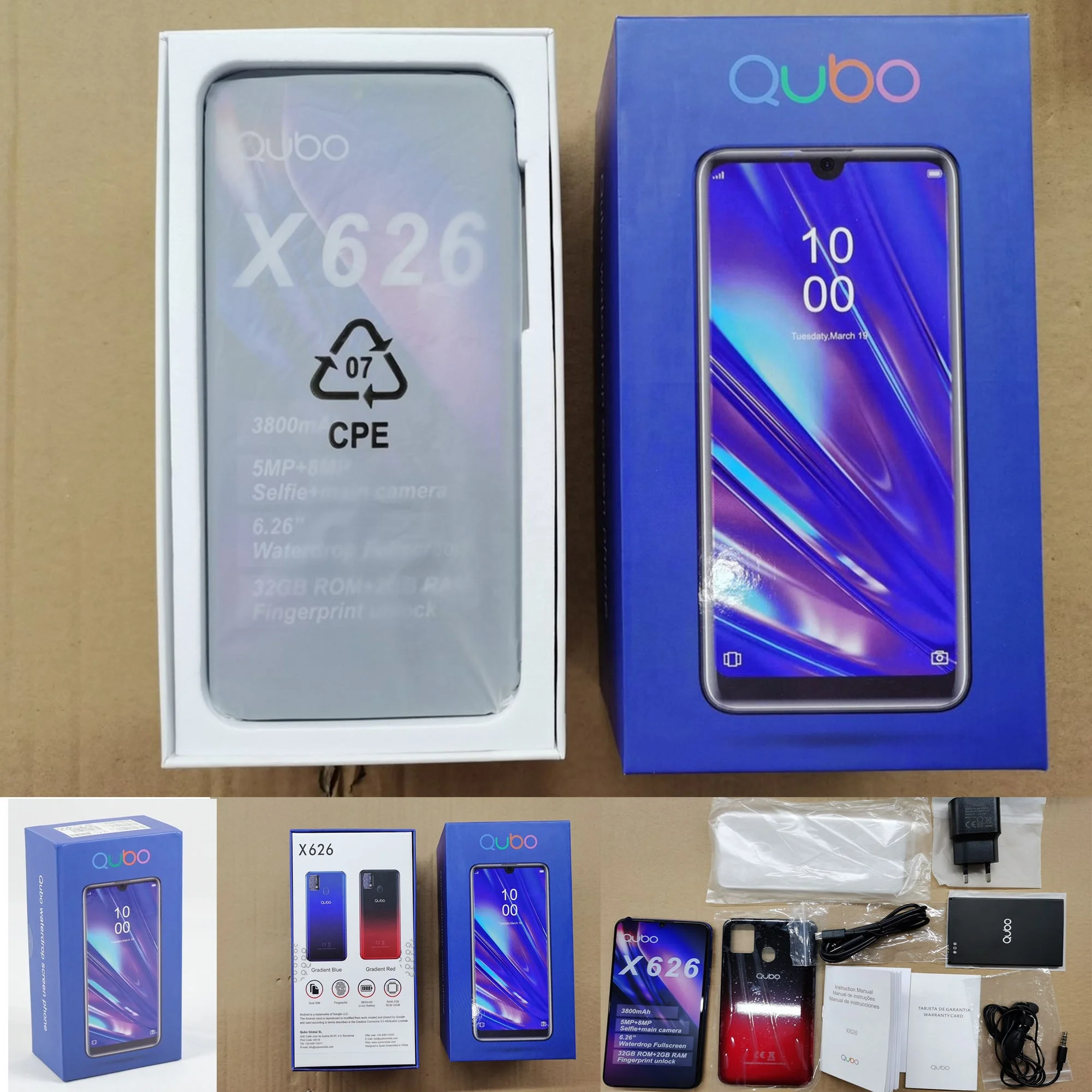  Горячая распродажа разблокированный смартфон на базе Android с экраном 6 26 дюйма и двумя
