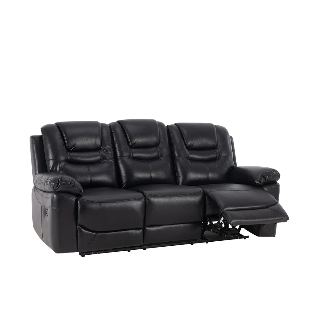 
modern electric leather recliner sofa set 