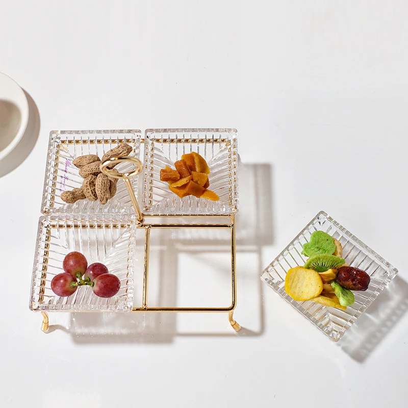 Luxury nordic fruit tray display fruit basket bowl storage food with stand