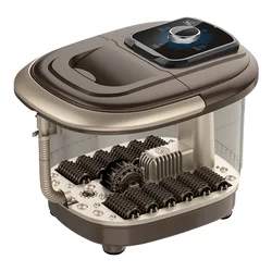 Factory Wholesale Foot Bath Spa Massager 12 Self-Service Roller Foot Massager With Heated Acupressure