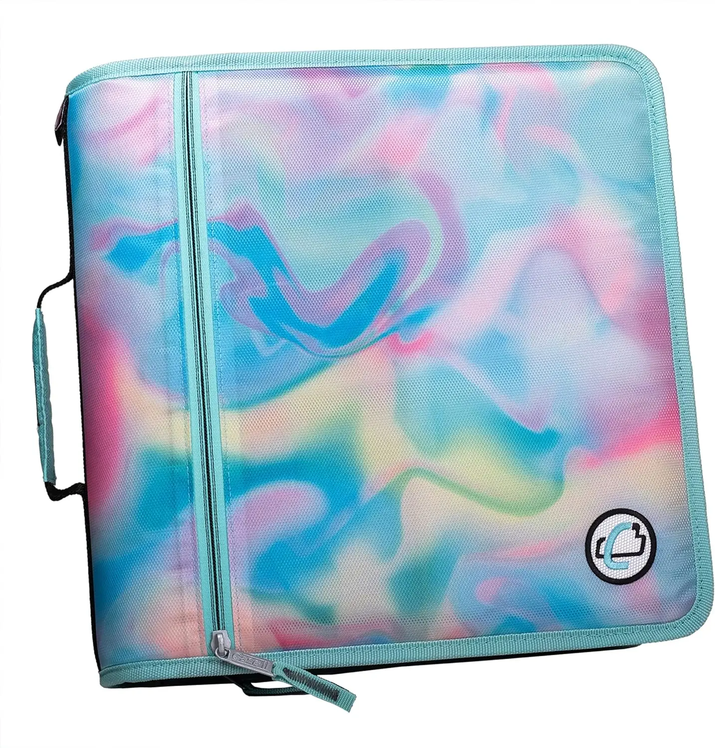 Free Sample case it Zippered Binder Bag 2Inch 3Ring,500-Sheet Capacity, Multi-Pocket Organizer Binder Suitable for Middle School