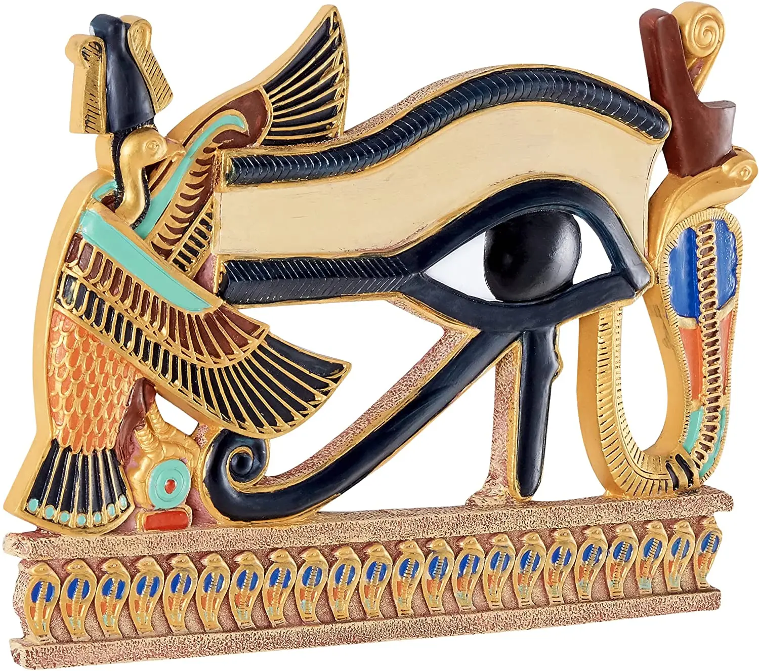 Egyptian Eye Wall Sculpture Resin Souvenir gift Polyresin Egyptian Statues Decoration Home Art Resin Sculpture Souvenir Decor