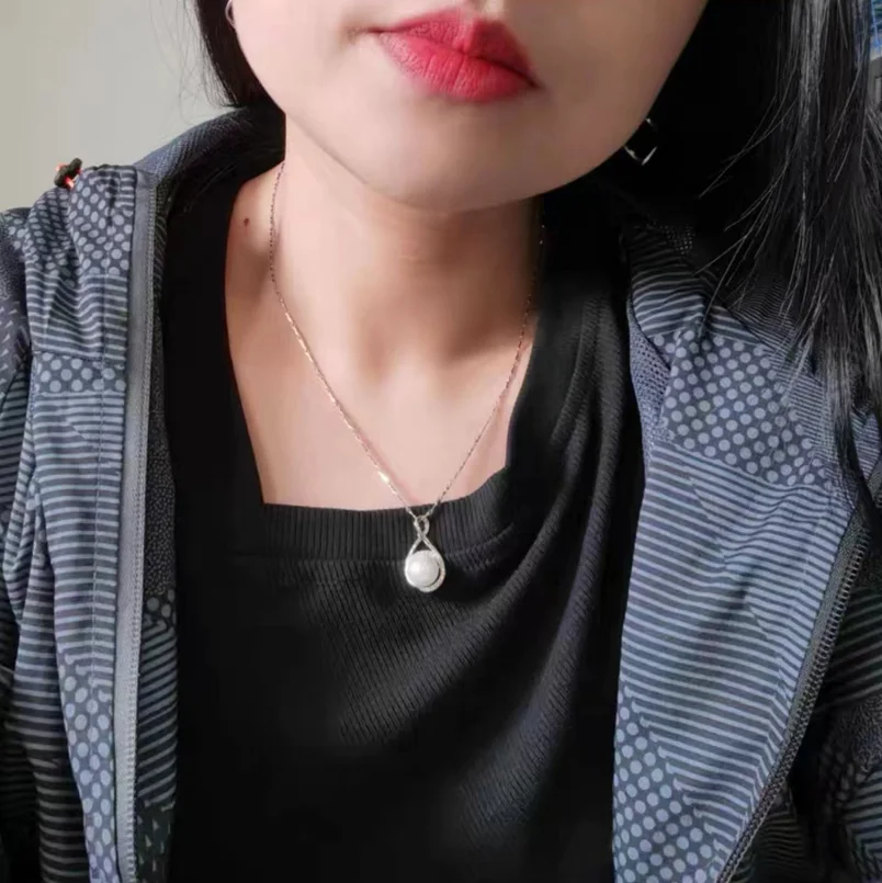 S925 Sterling Silver  Gold Cubic Zirconia Pendant  Jewelry accessories for Her Gifts for Woman Wife Girlfriend Mom