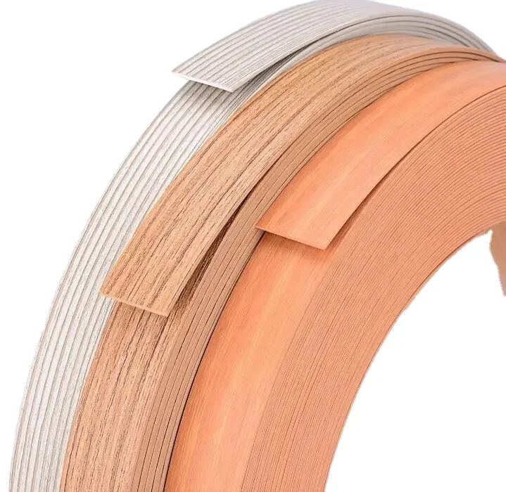 Factory funiture accessories Cabinet MDF board 0.4-3mm thickness self adhesive PVC Pre glue edge banding tape