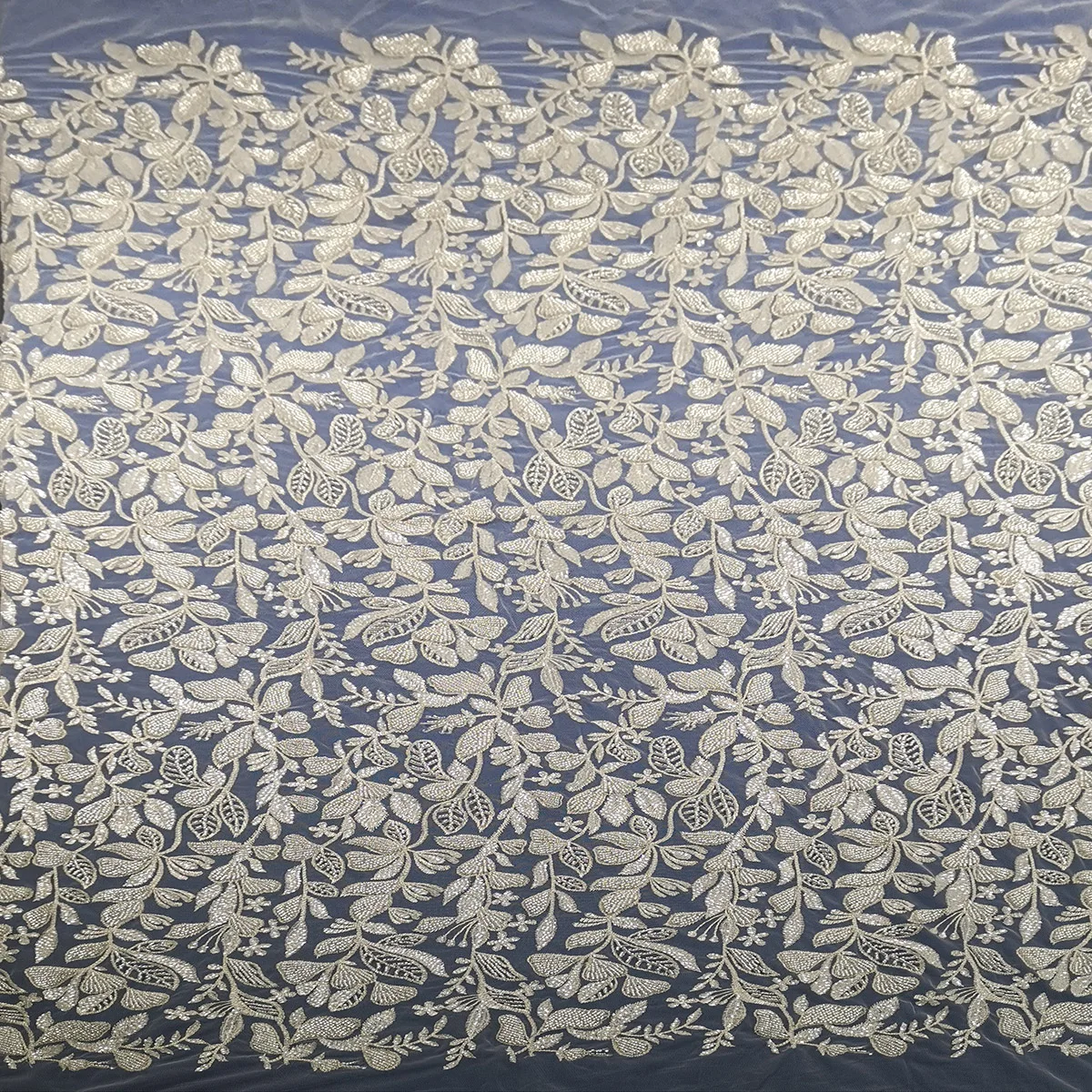 Лидер продаж, прозрачные блестки, сетка, тяжелая вышивка бисером, тюль, белая кружевная ткань для женщин, Роскошные вечерние платья