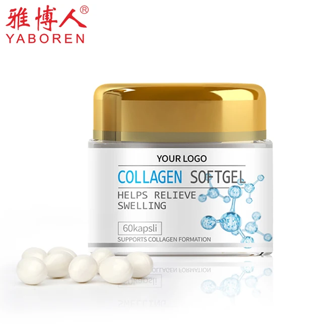 
OEM collagen capsule private label skin whitening collagen pills capsule 