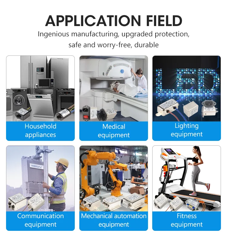Новый Заводской дизайн высокопроизводительный трехфазный фильтр Пассивный Emi для фотогальванических