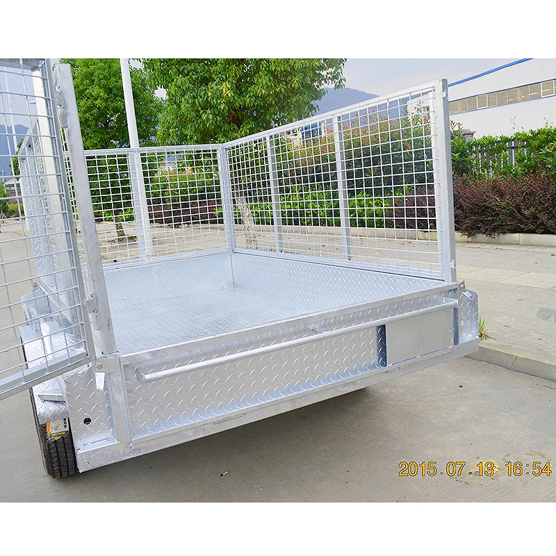 GINO Chinese Imported Horse Floats Trailer Single Axle Fully Welded Trailer