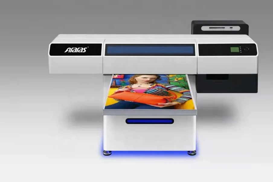 Оптовая продажа с завода УФ планшетный принтер максимальной печатью 60 см * 90 arдерам 6090UV 3 xp600печатающая головка в Китае