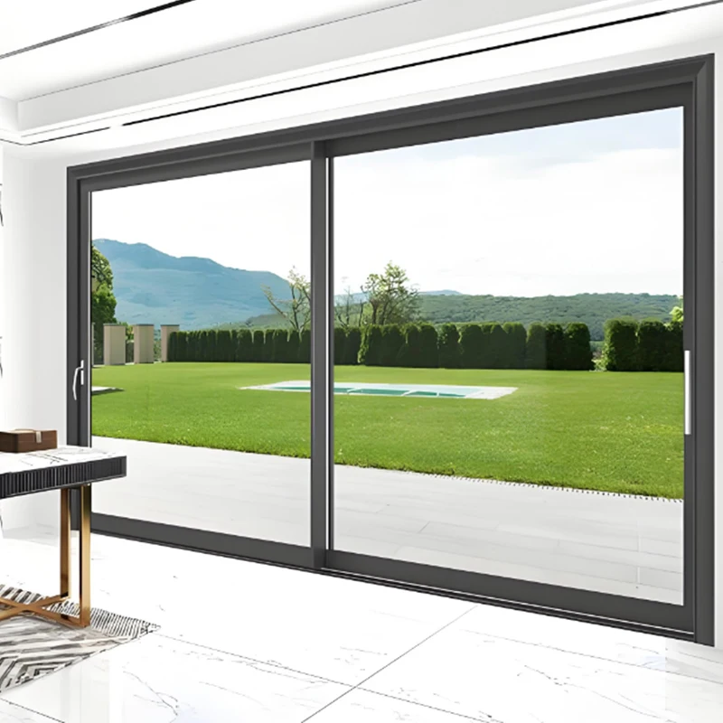 Lift & Slider Storefront Door Style German Hardware Interior Aluminium Sliding Doors Partition Doors Aluminum Alloy