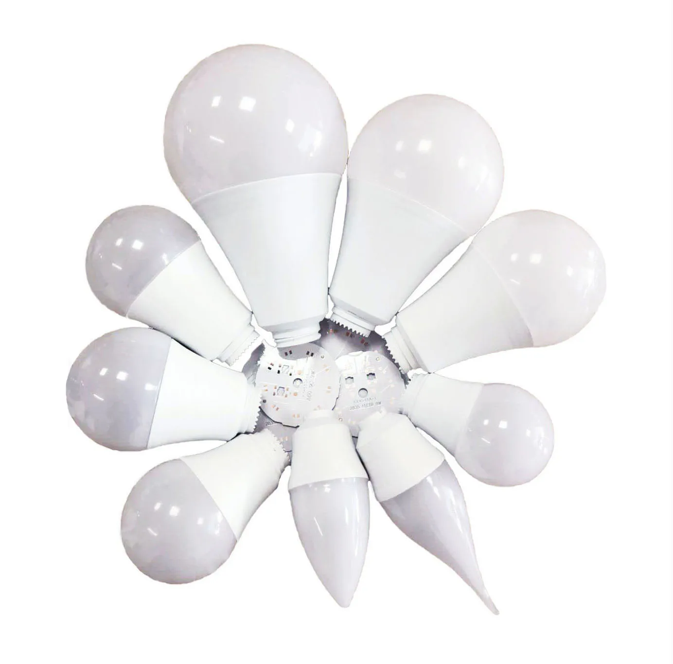 
Cheap high quality E27/B22 aluminum plastic lamp cover led bulb housing 