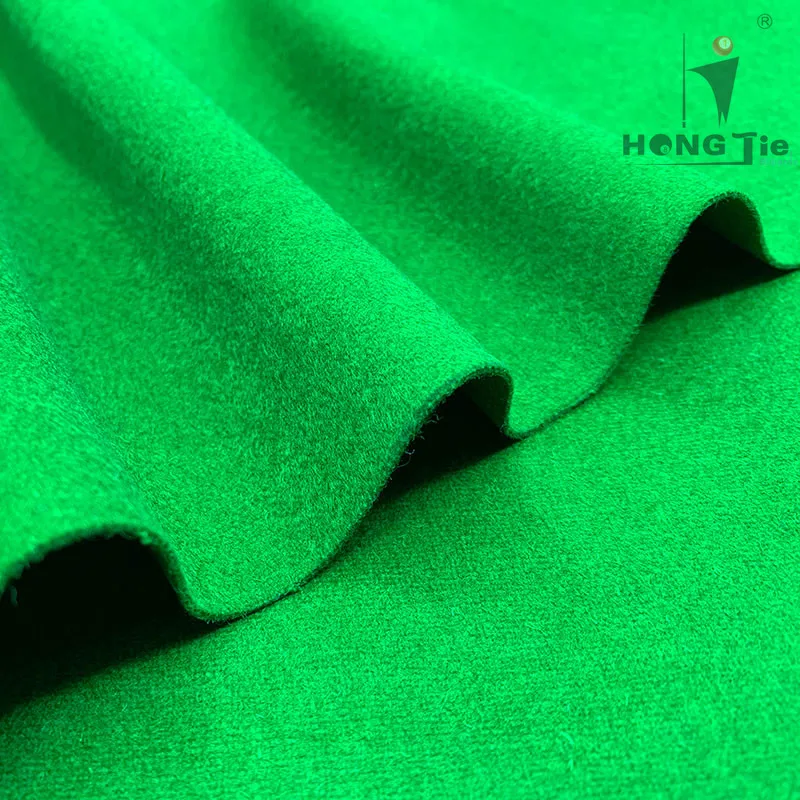 Durable 100% wool snooker pool table cloth, billiard cloth