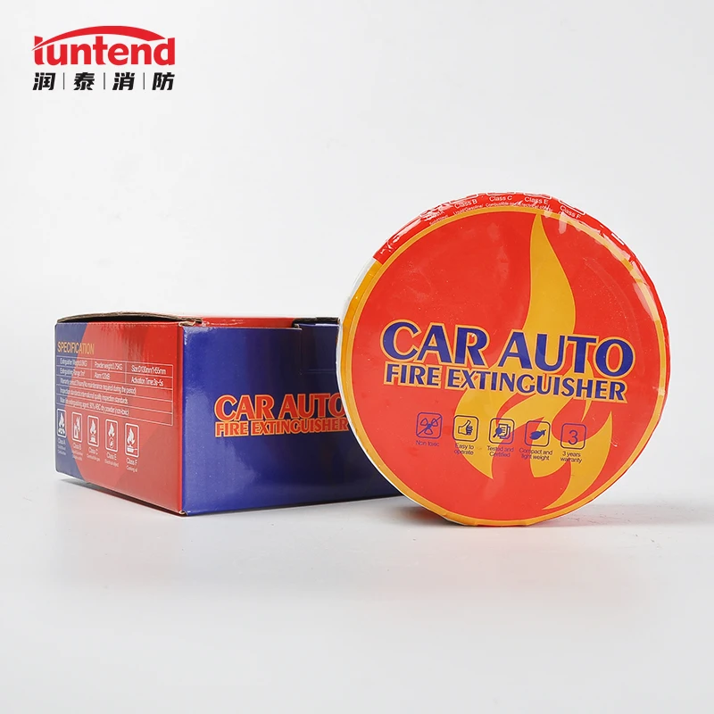 Chinese factory car mini fire extinguisher easy use car fire fighting equipment fire extinguisher