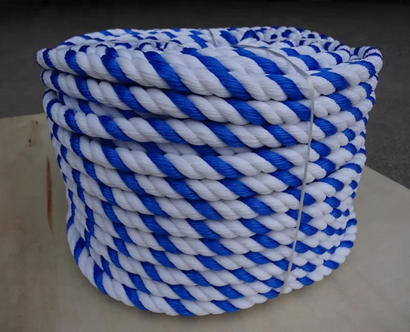 Good quality polypropylene 3 strand twisted rope for multi purpose usage