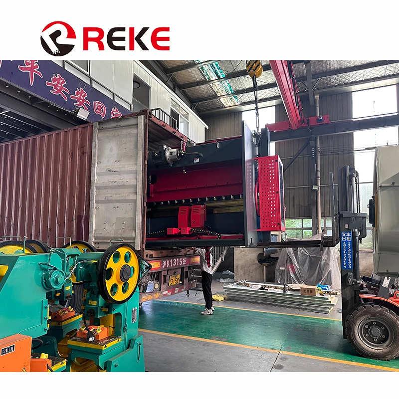 Reke Brand hot sale 20mm/3200mm metal guillotine Hydraulic Cnc Swing Beam Shearing Machine