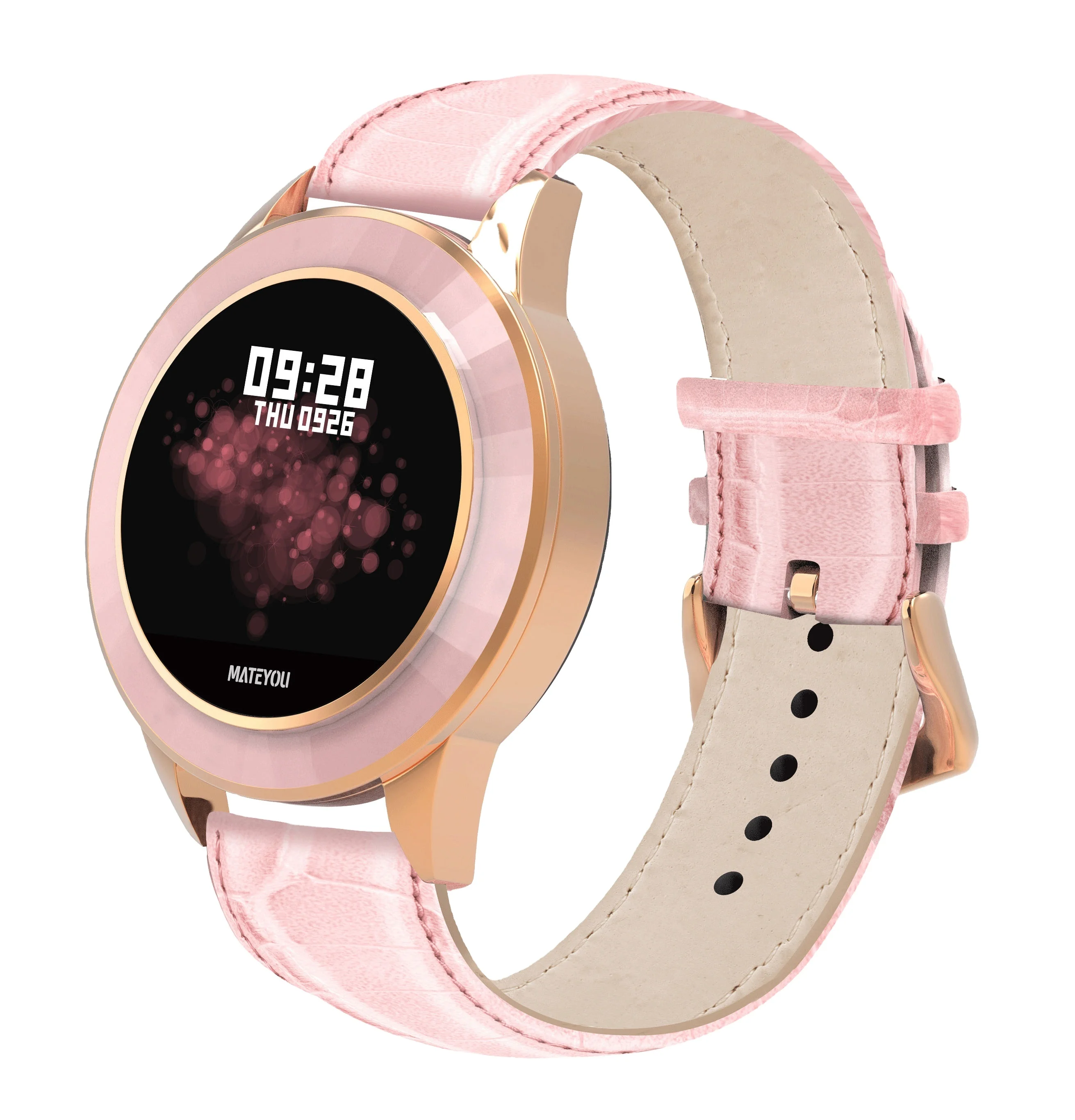 Mate6 Longvon Hot Sale Smart Bracelet Fitness Tracker Smart Watch Heart Rate Monitor  Female Smart Band IP68