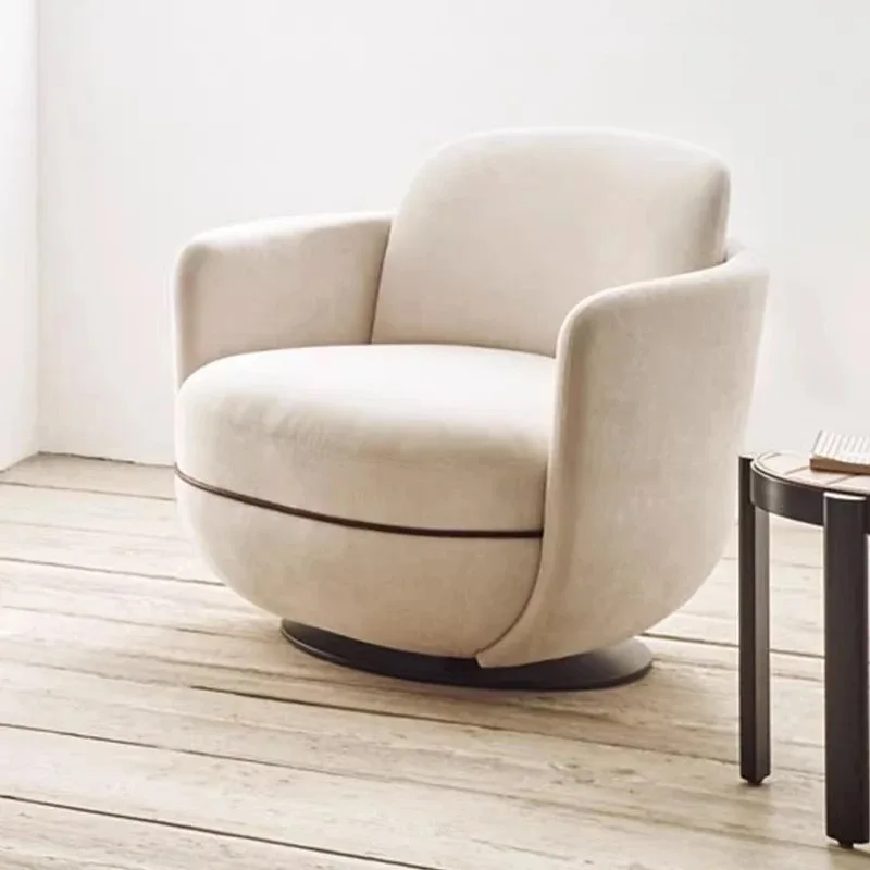 Nordic Modern Chair  Rotatable  Leisure Single Chair  For House Villa Hotel Leisure Facilities