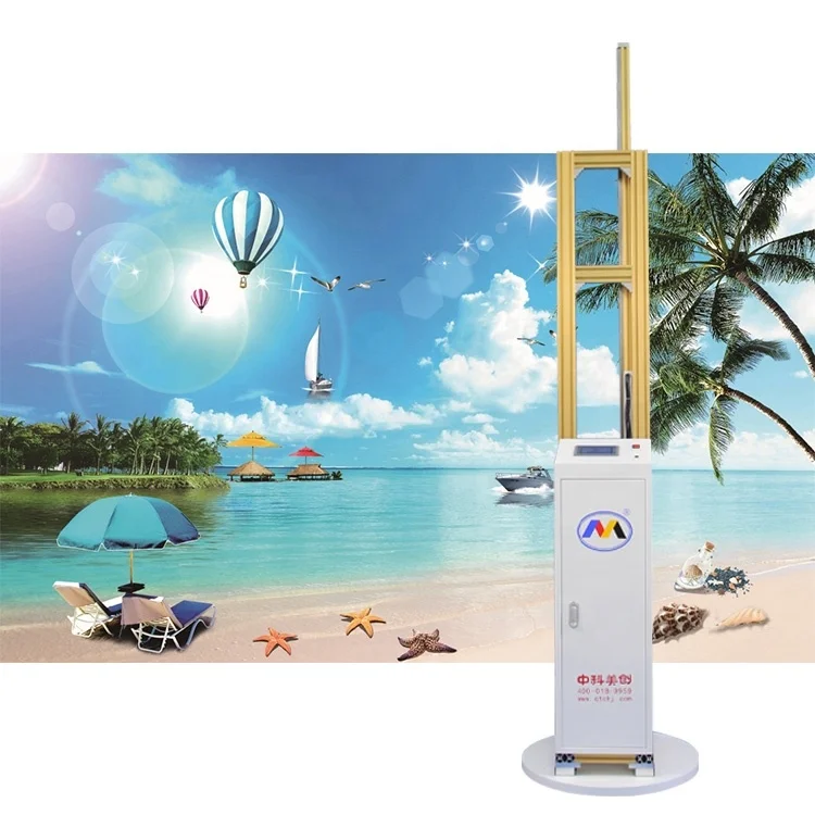 1800mm 2000mm 2700mm Height Print 3D Wall Painting Machine Wall Inkjet Printer