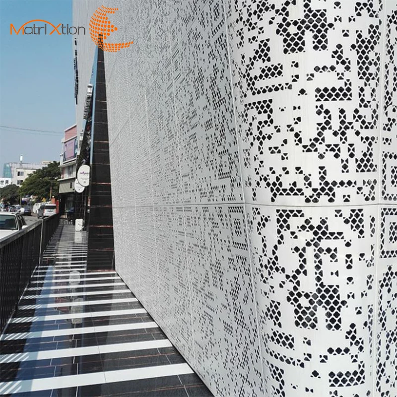 Matrixtion Modern Luxury Feature Aluminum Fluted Design Decorative Wall Panel