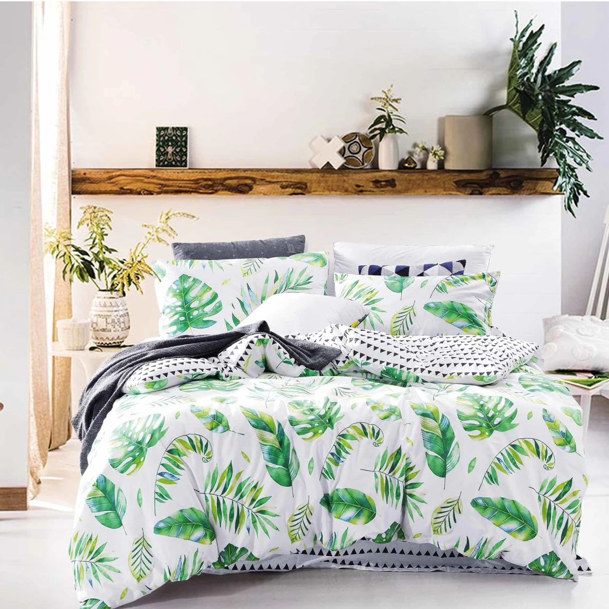 Wholesaler Chinese Manufacture China Leaf Bedsheet Duvet Cover Set 100% Cotton