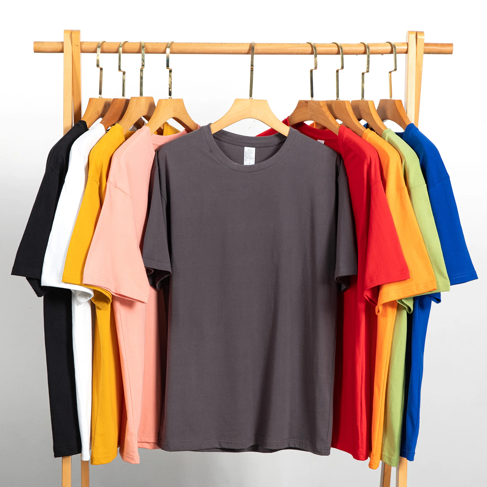 High Quality 100% Cotton Custom Label Private T-Shirt Boys Printing Your Brand Logo T Shirt Custom Printing Men Graphic Tees