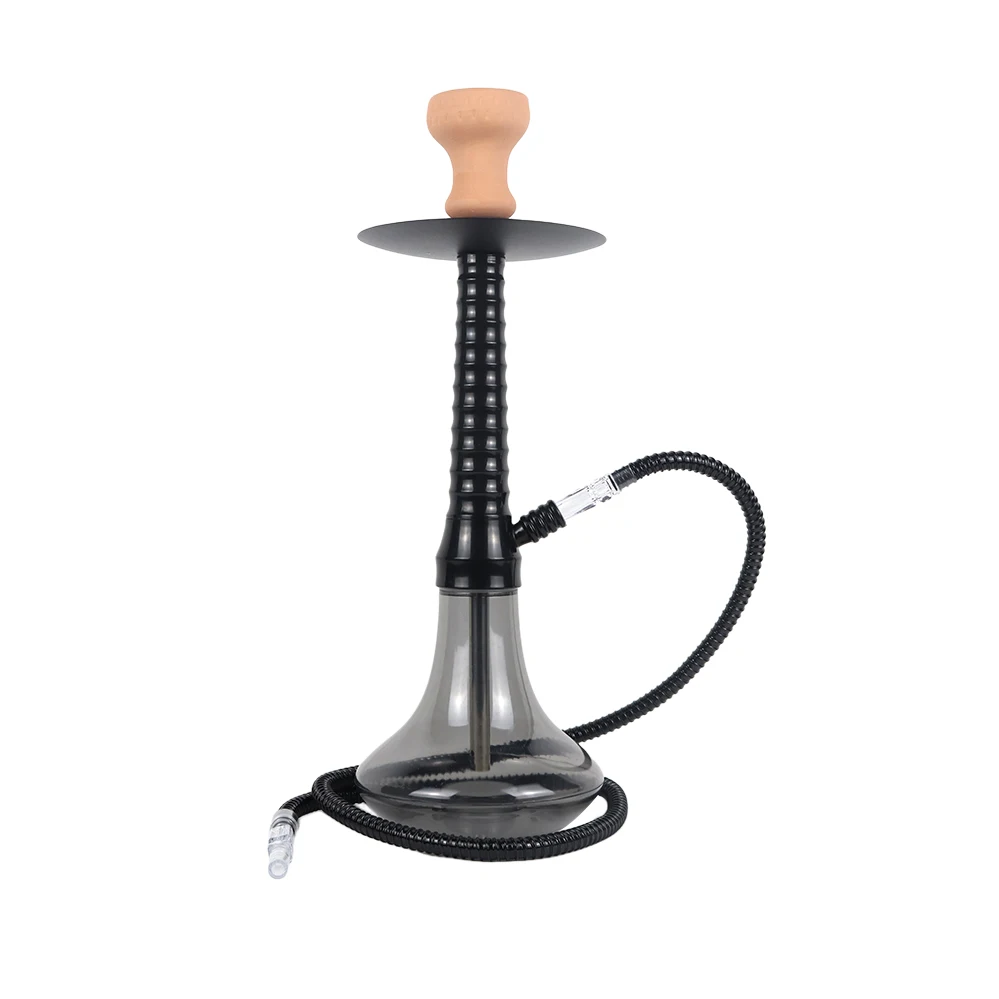 Yiqian 2021 New Arrival wholesale 3 Colors Shisha Hookah Set Glass Plastic  Shisha  Hookah
