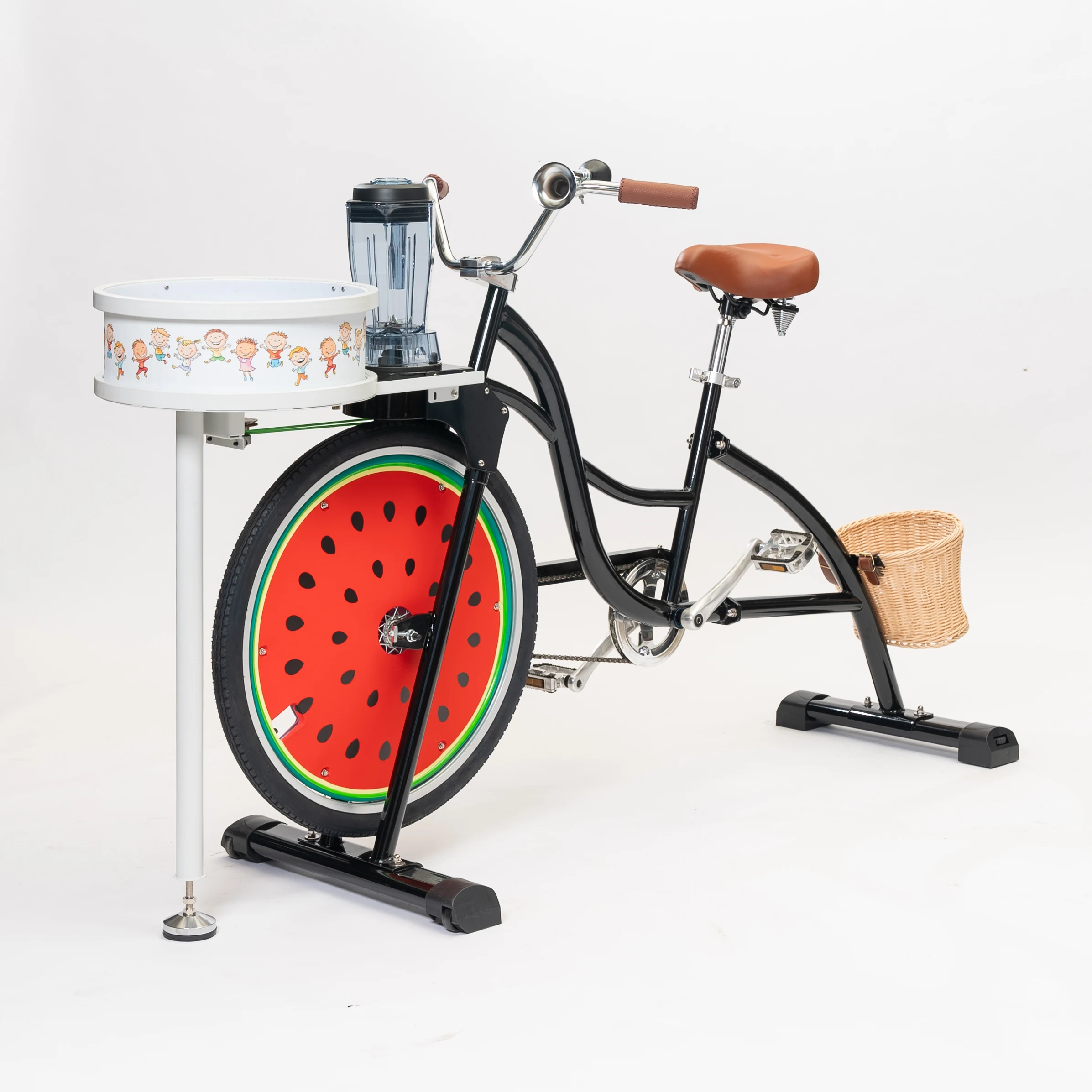 EXI Hybrid Bike Smoothie Blender Juicer Adult Party Cycle Amusement Aluminum Alloy Spinning Art commercial smoothie blender bike