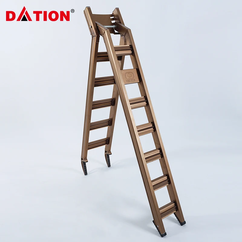 2024 Best-Selling Metal Ladder Aluminium Folding Ramp Ladder Quickly Deliver Online Technical Support Leisure Facilities