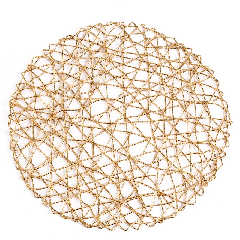 2021 New Arrival round rattan placemats for wedding event