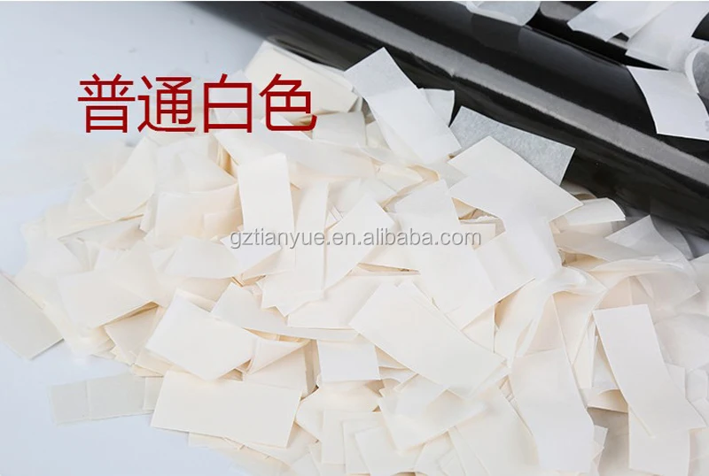 Electric Confetti Tube Cannon Black Need extra Launcher to fire, Flame Resistance Rainbow Filling 80cm 20 feet