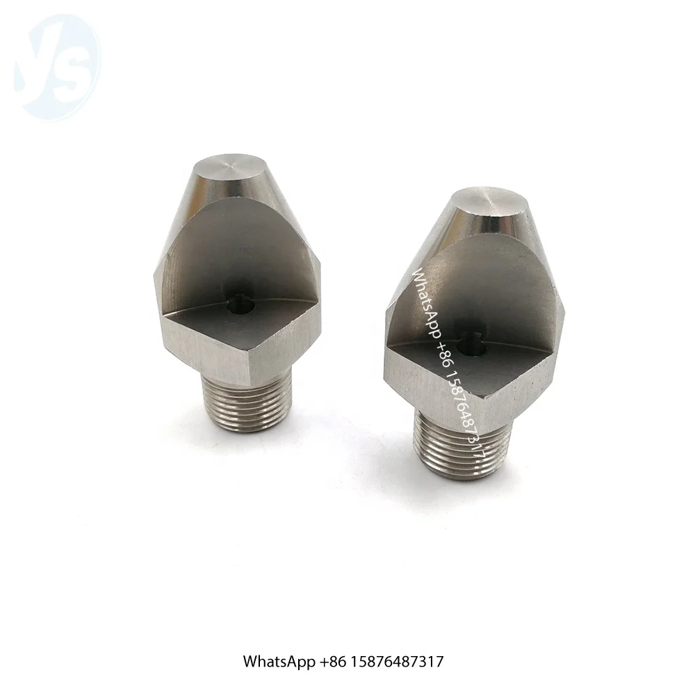 YS Flooding Spoon Deflector Narrow Angle Flat Fan Nozzle, Stainless Steel Narrow Angle Nozzles, Narrow Angle Flat Fan