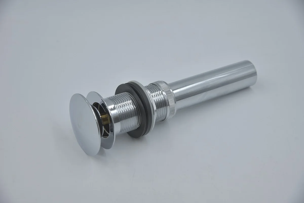 Фитинги для туалета, хромированный Слив для раковины с длинной трубой