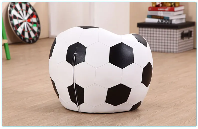 Moetry Unique Design Kids Sofa Soccer Football Shaped Sitting Sofa Chair for Daycare Baby Toddler