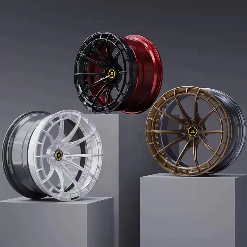 Jiangzao 2 Piece Dual Construction duoblock deep dish alloy wheels emira for  911 996  997 991  992  Carrea 4S GT2 GT3 RS