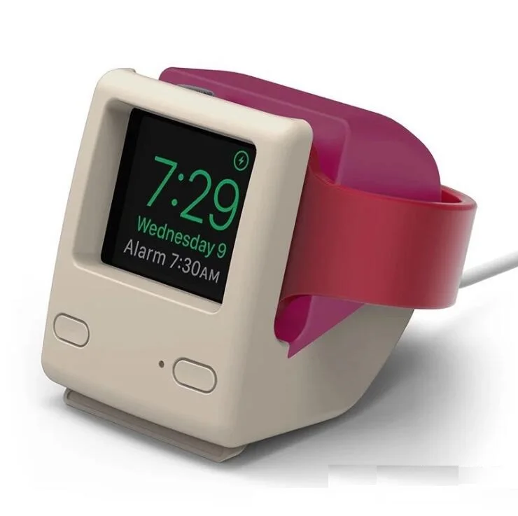 2021 Новое поступление Прочная подставка из кремния для Apple Watch серии 4 3 2 1 42 мм 38 40 44 Универсальный Держатель зарядного
