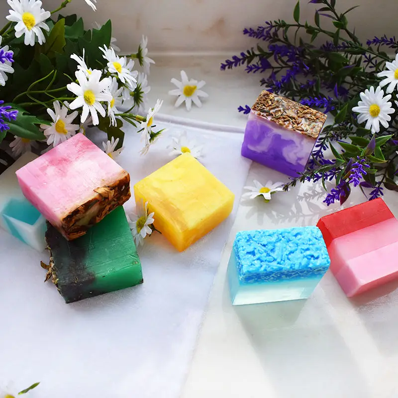 amino acid essential oil flower baby moroccan bath transparent round honey handmade soap