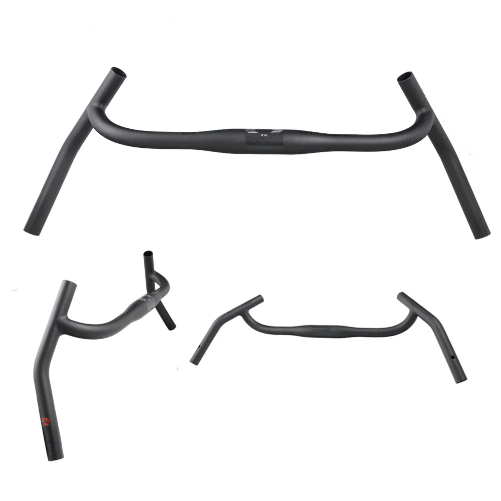 Ultralight Carbon Fiber Gravel Bend Handlebar Bicycle Cyclocross Mountain Bike Handlebar Bicycle Accessories