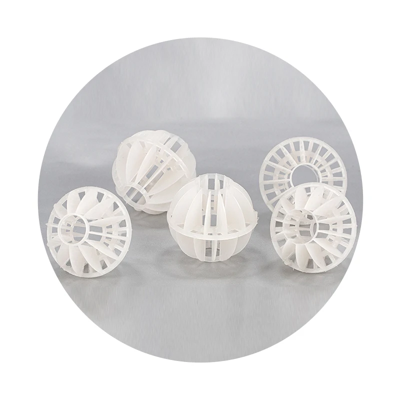 25-76mm Cpvc Rpp Pp Pvc Pe Plastic Polyhedral Hollow Ball For Purify Water