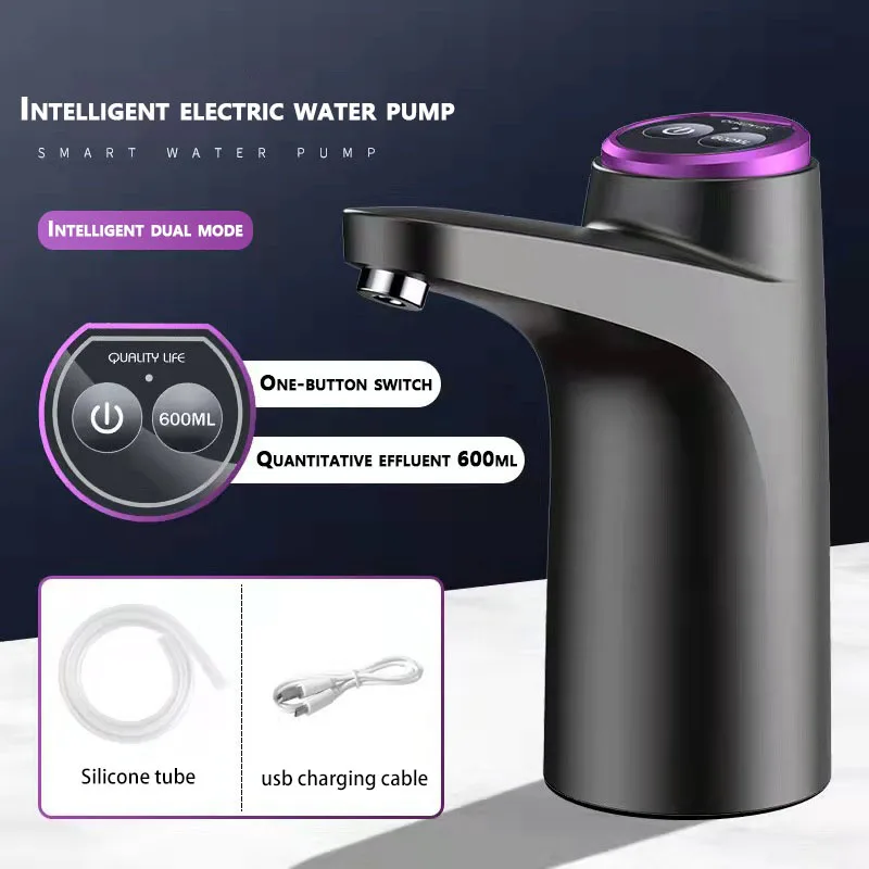 Portable Barreled water electric intelligent automatic wireless water dispenser  pump