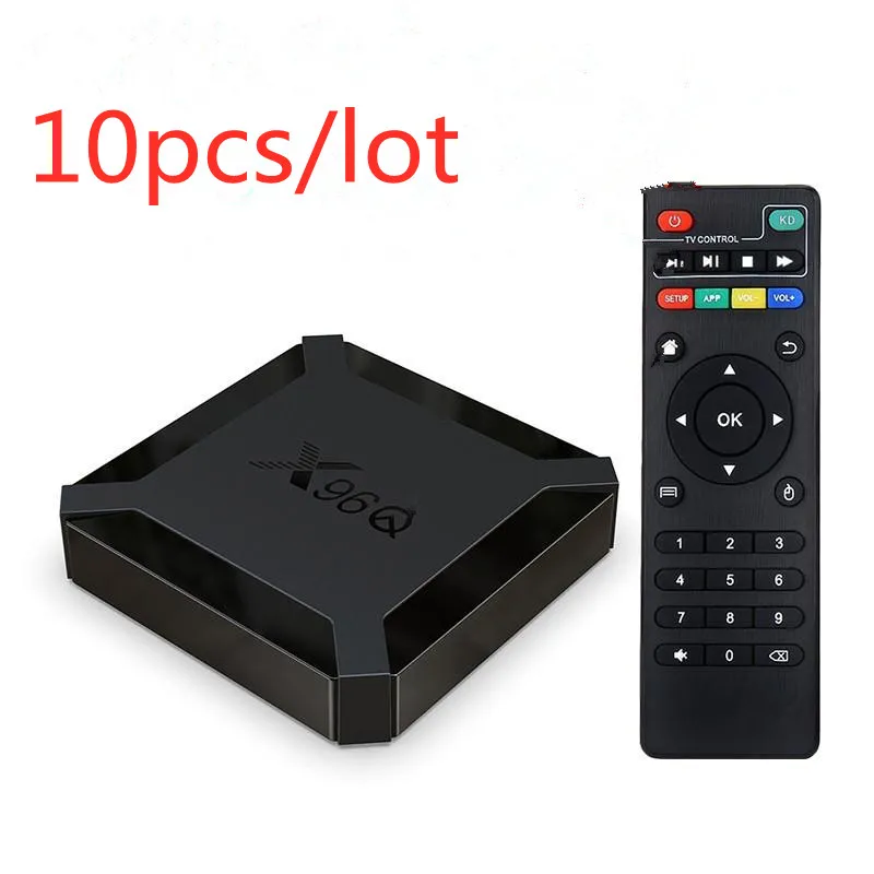 ТВ-приставка X96Q Android 10 Smart 4K Allwinner H313 X96Q 2/16 ГБ 2,4G Wifi телеприставка