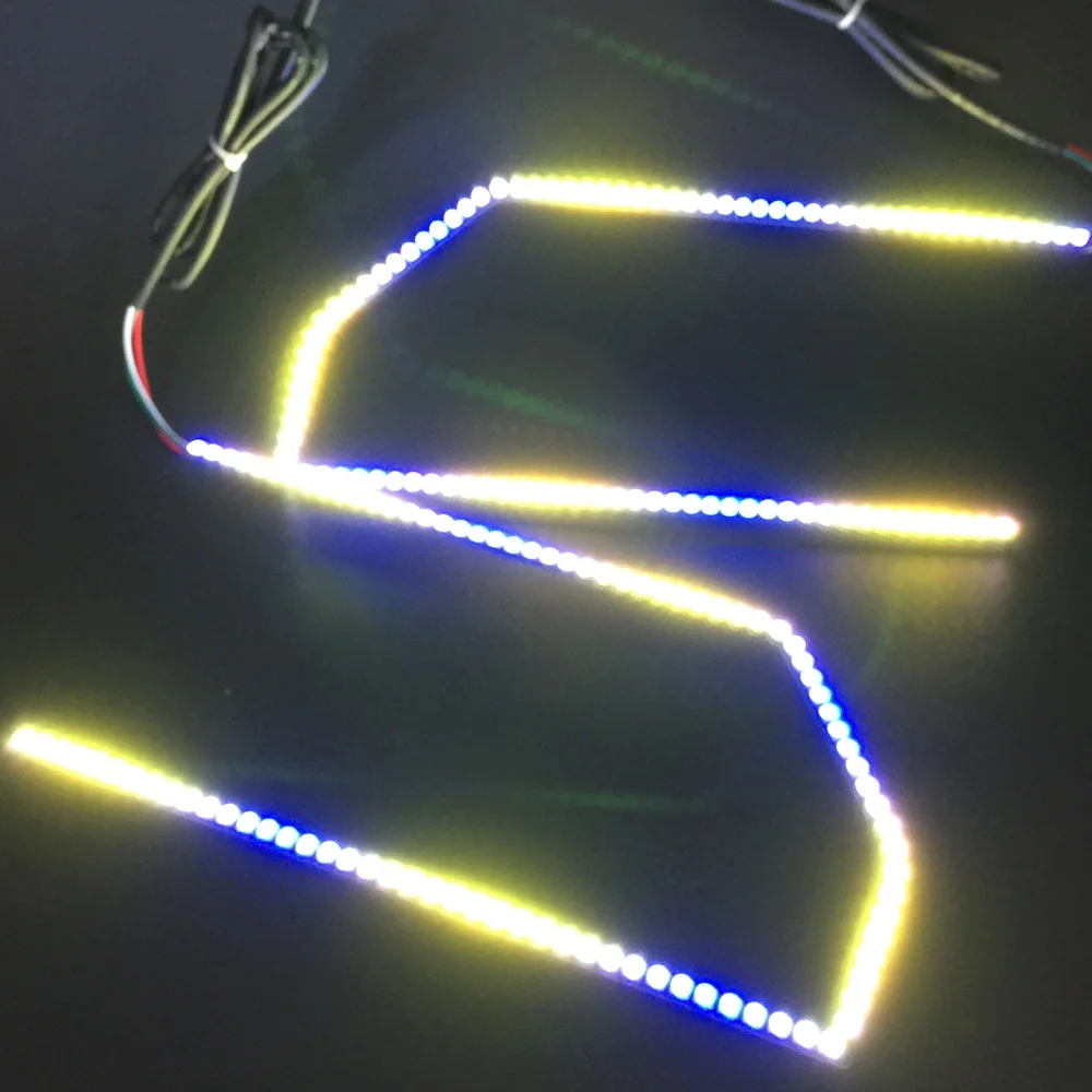 Best price LED angel eye halo ring fog lamp with UFO remoter