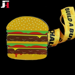 Bespoke Design Award Prize Medals Bronze Race Gold Metal Custom Medal Black nickel imitation enamel printing medal