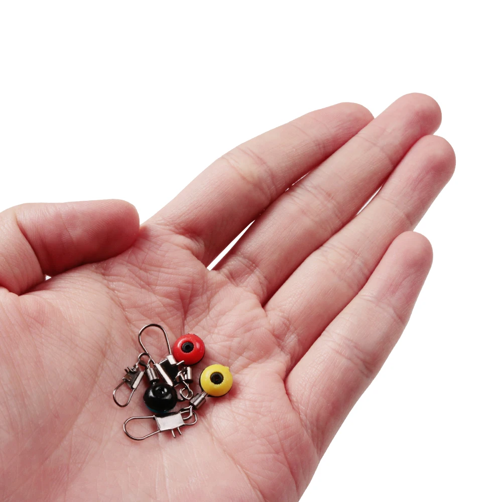 
Wholesale Space Bean Rubber Floating Fishing Connector Float Connector Rolling Swivel Sea Fishing Float 