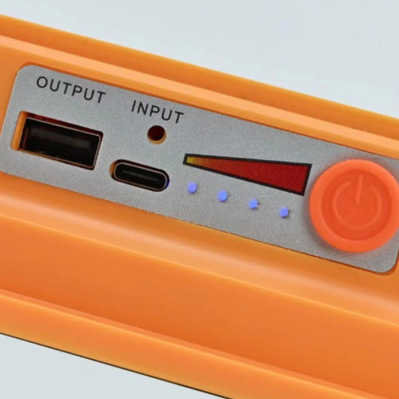 100W LED Portable Solar Work Light, Rechargeable Yellow Flood Light with 4 Lighting Modes