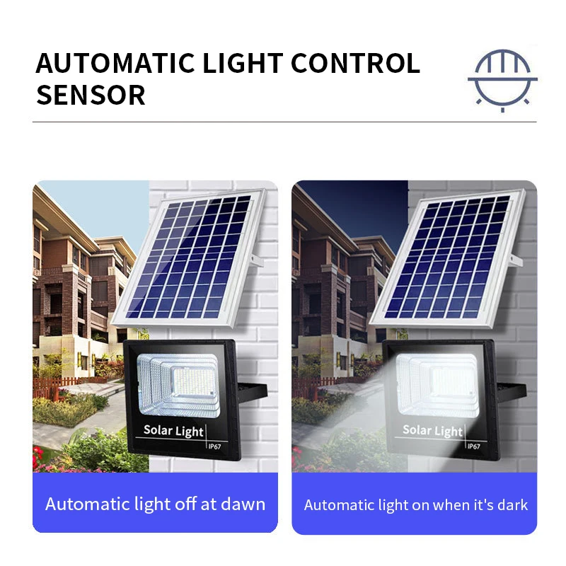 Cost-effective Useful Wireless Waterproof IP67 High Lumens Timer Outdoor Solar Lights with Remote Control