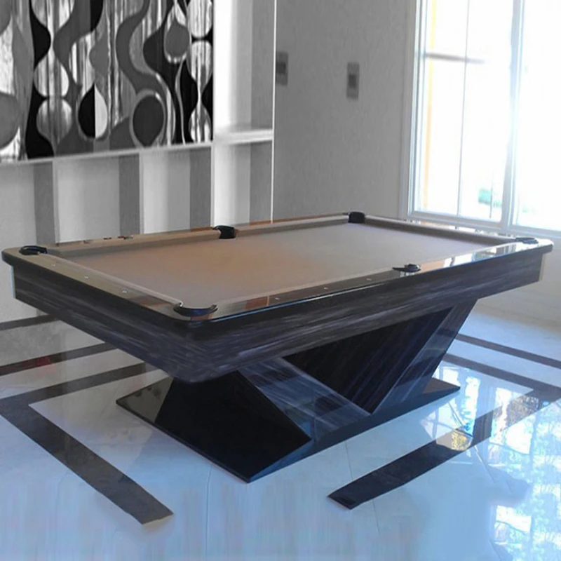 2021 modern styl 7ft/8ft/9ft family indoor outdoor high quality solid wood multi-functional luxury dining table billiard table