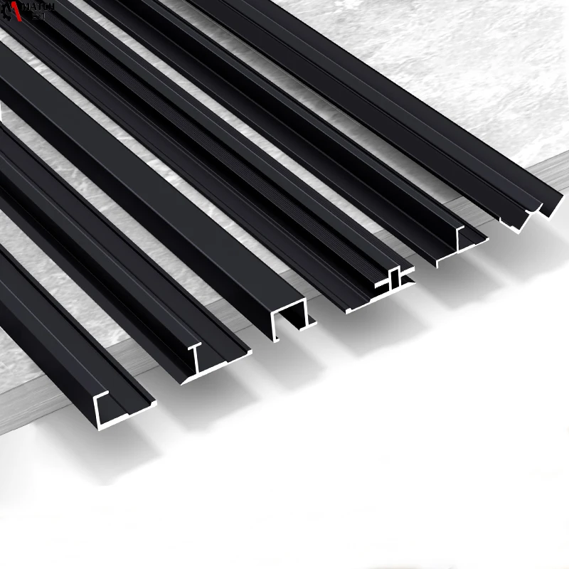 Aluminum accepts small orders Aluminum interior corner tile decorative wallboard decorative metal strip