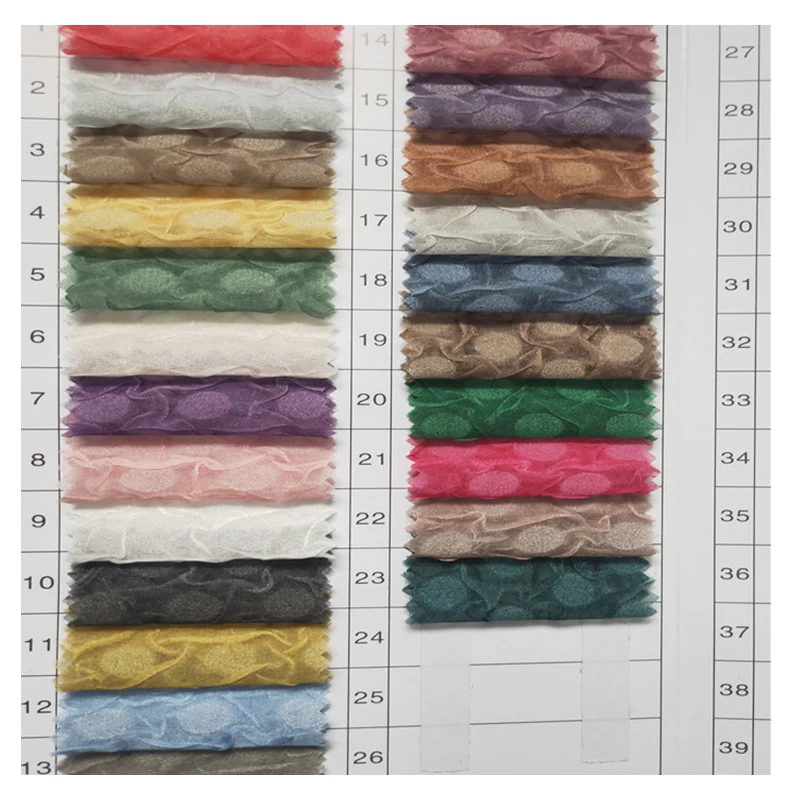 2022 Shaoxing Pengda Textile 100% Poly Tie-dye Bubble Chiffon Fabric  Muslim  Fabric