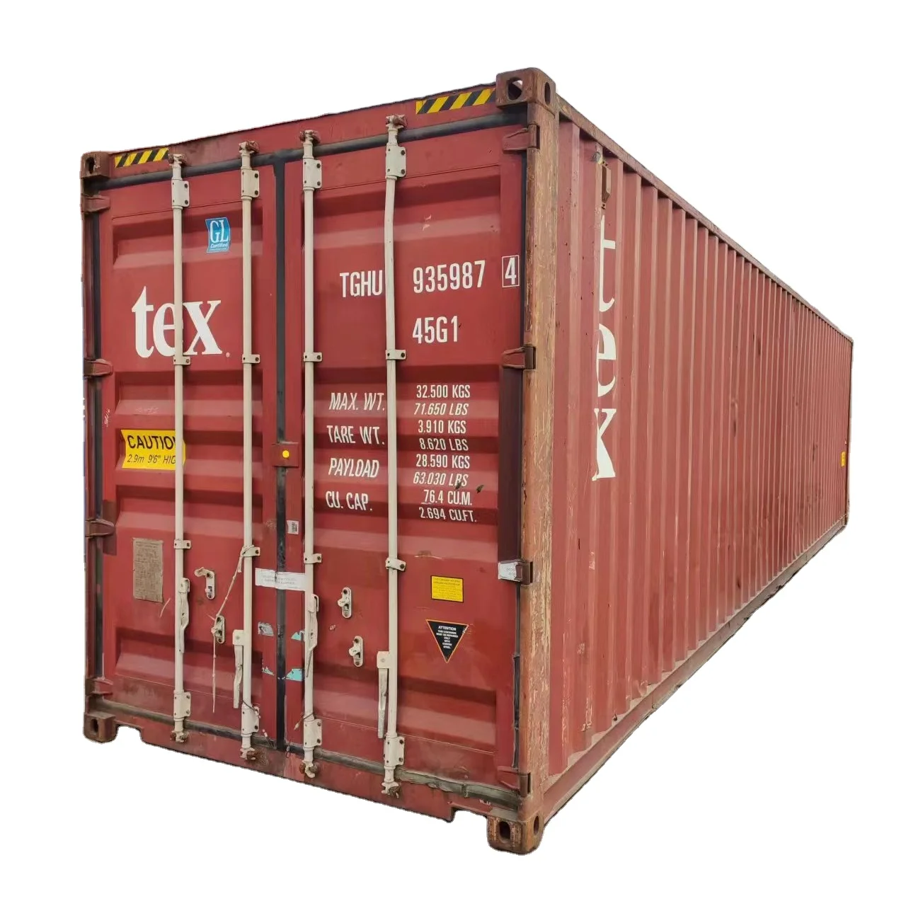 Used shipping container Tianjin 40hq shipping container for sale